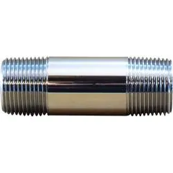 41101Lf - 1 In Mpt X 1 In Mpt Lead-Free Brass Pipe Nipple, 2 In Length 1