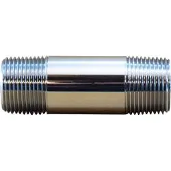 41104 - 1 In Mpt X 1 In Mpt Brass Pipe Nipple, 3-1/2 In Chrome Plated 1