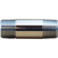 41109Lf - 1 In Mpt X 1 In Mpt Lead-Free Brass Pipe Nipple, 6 In Length 1