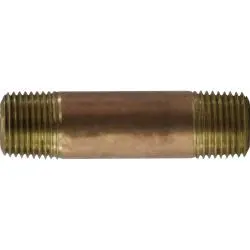 42067 - 1/2 In Mpt X 1/2 In Mpt Brass Nipple, 4-1/2 In Long 1