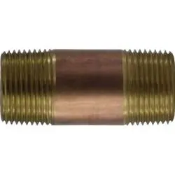 42104 - Brass 1 In Mpt X 1 In Mpt Nipple, 3-1/2 In Length, Sch 80/Xh 1
