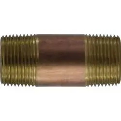 42105 - 1 In Mpt X 1 In Mpt Brass Nipple, 4 In Length 1