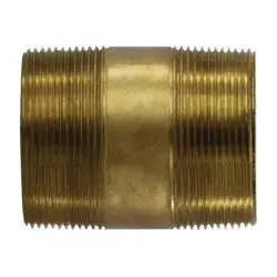 42165 - 2 In Mpt X 2 In Mpt Red Brass Nipple, 4-1/2 In Length 1