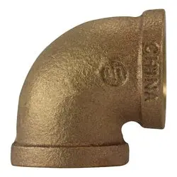 44106 - 90-Degree Bronze Elbow Fitting - 1-1/4-In Fpt X 1-1/4-In Fpt 1