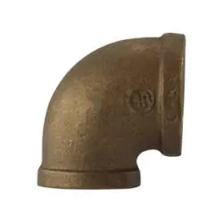 44120 - 90-Degree Reducing Elbow, 1/4 In Fpt X 1/8 In Fpt, Durable Bronze Material 1