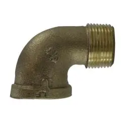 44169Lf - 90-Degree Lead-Free Bronze Street Elbow - 2-1/2 In Mpt X 2-1/2 In Fpt 1