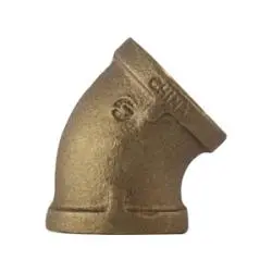 44181 - Bronze 45-Degree Elbow Fitting - 1/4 In Fpt X 1/4 In Fpt 1