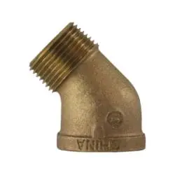 44200 - 45-Degree Bronze Street Elbow Fitting - 1/8 In Mpt X 1/8 In Fpt 1