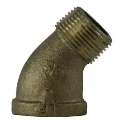 44208Lf - 45° Street Elbow - 2 In Mpt X 2 In Fpt Lead-Free Bronze Fitting 1