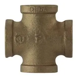 44392 - Bronze Pipe Cross With Four 3/8 In Fpt Connections, Pressure Class 125 Lb 1