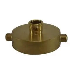 444000 - Brass Fire Hose Hydrant Adapter - 2-1/2 In Nst X 3/4 In Ght 1