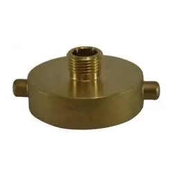 444007 - Brass Fire Hose Hydrant Adapter - 2-1/2 In Nst X 2 In Npsh 1