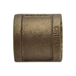 44414 - 3/4 In Fpt X 3/4 In Fpt Bronze Coupling, 1.43 In Length, 125 Psi Pressure Rating 1
