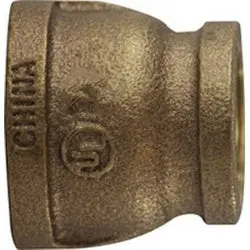 44450 - Bronze Reducing Coupling 1-1/2 In Fpt X 1-1/4 In Fpt, 125 Lb Pressure Rating 1