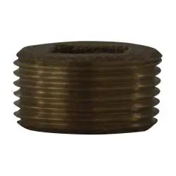 44637 - 1-1/2 In Mpt Bronze Square Drive Countersunk Plug 1