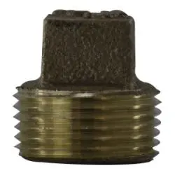44671Lf - 1/4 In Mpt Lead-Free Bronze Solid Square Head Plug 1