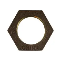 44701Lf - 1/4 In Fpt Lead-Free Bronze Hex Locknut, 0.66 In Hex Size 1