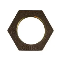 44702Lf - 3/8 In Fpt Lead-Free Bronze Hex Locknut, 0.77 In Hex Size 1