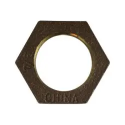 44703Lf - 1/2 In Fpt Hex Locknut, Lead-Free Bronze, 0.97 In Hex Size 1