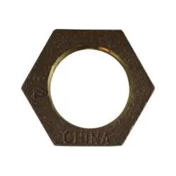 44704Lf - 3/4 In Fpt Hex Locknut, Lead-Free Bronze, Ansi B16.15 Compliant 1