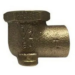 44841Lf - 90° Drop Ear Elbow Fitting, 1/2 In Sweat X 1/2 In Fip, Lead-Free Brass 1