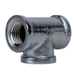 45253Lfcp - 1/2 In Fpt Bronze Tee With Chrome Finish For Plumbing And Marine Applications 1