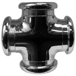 45394Lfcp - Lead-Free Bronze Cross Fitting - 4 X 3/4 In Fip Connections 1