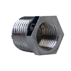 45504Lfcp - Lead-Free Bronze Hex Bushing 1/2 In Mip X 1/4 In Fip, Chrome-Plated, 125 Lb Pressure Class 1