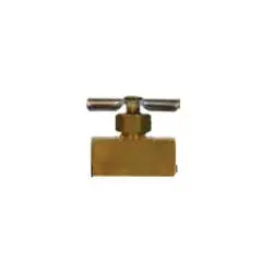 46055B - Brass Needle Valve Fip Connections 1/8 X 1/8 In, 150 Psi, -45 To 250°F 1