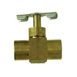 46056P - 1/4 X 1/4 In Brass Heavy Pattern Needle Valve Fip X Fip, 150 Psi, -45 To 250°F 1