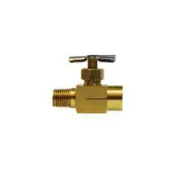 46060B - 1/8 X 1/8 In Brass Needle Valve With Mpt To Fpt Connections 1