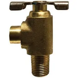 46088 - 5/16 X 1/8 In Brass Bibb Needle Valve, Mpt Connection, 150 Psi, 32-125°F 1