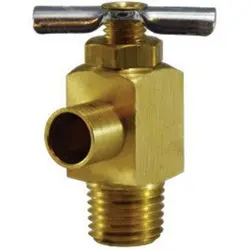 46089 - Brass Bibb Needle Valve 3/8 X 1/4 In Compression Connection, 150 Psi Pressure Rating 1