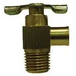 46089A - 1/4 In Brass Bibb Needle Valve With Compression And Mpt Connections, 0.38 In Id 1