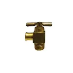 46089As - 1/4 In Brass Bib Needle Valve, 150 Psi Rating, Inlet Port Connection 1