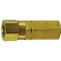 46517 - 3/8 In Fip X Fip Brass High Pressure Check Valve, 3000 Psi, 4 Gpm Flow Rate 1