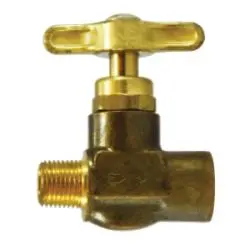 46768 - 1/8 In Mip X Fip Brass Needle Valve For Fluid Control 1