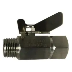 46903Ss - 1/4-In Nominal Miniature Ball Valve, Mpt X Fpt, 316 Stainless Steel 1