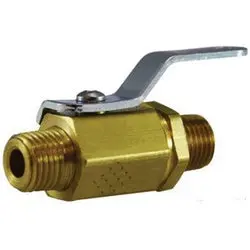 46912 - 1/4 In Mip X Mip Brass Miniature Ball Valve, 1000 Psig Pressure Rating 1