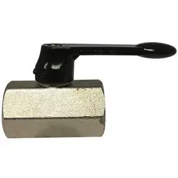46935L - 1/4-In Fpt X Fpt Chrome-Plated Brass Mini Ball Valve, 450 Psi, 32-176°F 1