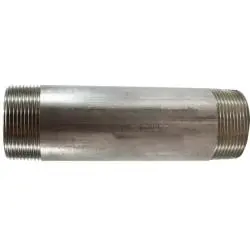 48143 - 1-1/2 In Mpt X 1-1/2 In Mpt Stainless Steel Welded Pipe Nipple, 3 In Length 1