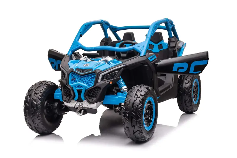 48V 4Wd Licensed Can Am Maverick Kids Ride On Car In - Blue 1