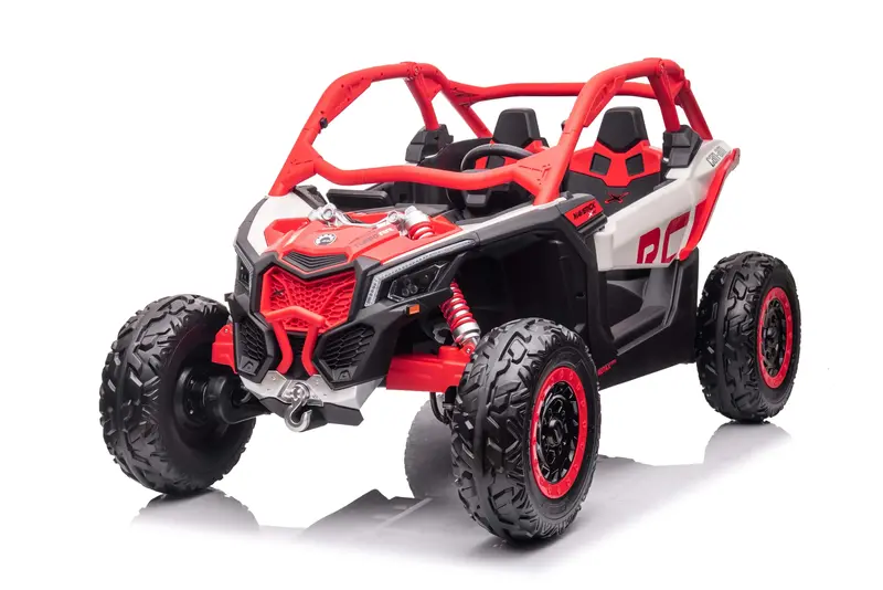 48V 4Wd Licensed Can Am Maverick Kids Ride On Car In - Red 1