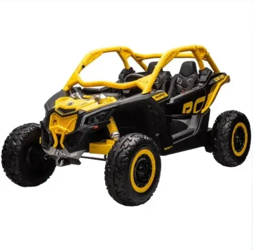 48V 4Wd Licensed Can Am Maverick Kids Ride On Car In - Yellow 1