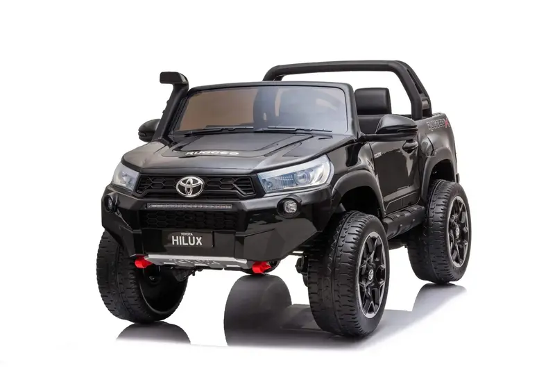 48V 4Wd Licensed Toyota Hilux Ute Kids Ride On Car In Black 1