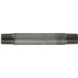 49027 - 1/4 In Mpt X 1/4 In Mpt Welded Stainless Steel Pipe Nipple, 4.5 In Long 1