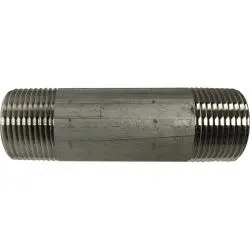 49101 - 1 In Mpt X 1 In Mpt Welded Pipe Nipple, 2 In Length, 316 Stainless Steel 1