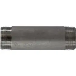 49145 - 1-1/2 In X 4 In Sch 40 Stainless Steel Welded Pipe Nipple, Mpt Both Ends 1