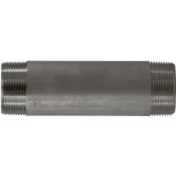 49150 - 1-1/2 In X 1-1/2 In Sch 40 Welded Pipe Nipple, 7 In Length, 316 Stainless Steel 1