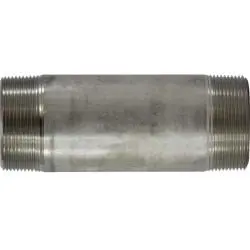 49166 - 2 In Mpt X 2 In Mpt Welded Pipe Nipple, 5 In Long, 316 Stainless Steel 1